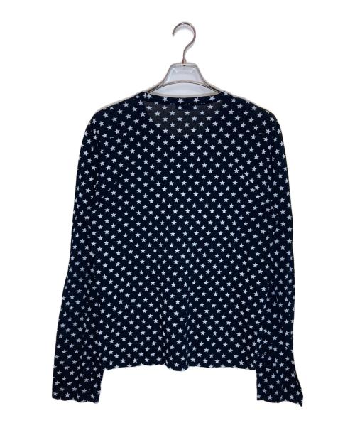 DIOR HOMME（ディオール オム）Dior Homme (ディオール オム) 星柄長袖カットソー ネイビー サイズ:SIZE Lの古着・服飾アイテム