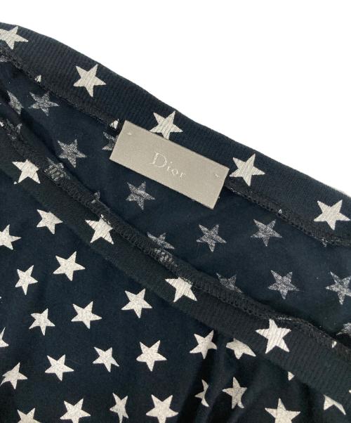 DIOR HOMME（ディオール オム）Dior Homme (ディオール オム) 星柄長袖カットソー ネイビー サイズ:SIZE Lの古着・服飾アイテム