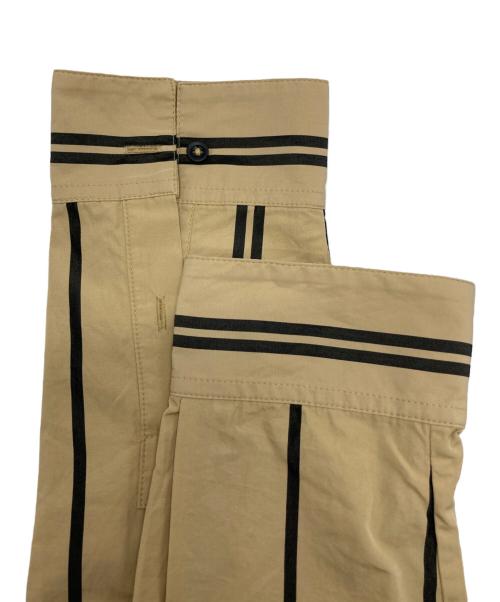 JIL SANDER+（ジルサンダープラス）JIL SANDER+ (ジルサンダープラス) ストライプシャツワンピース ベージュ サイズ:36の古着・服飾アイテム