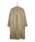 JIL SANDER+ (ジルサンダープラス) ストライプシャツワンピース ベージュ サイズ:36：20000円