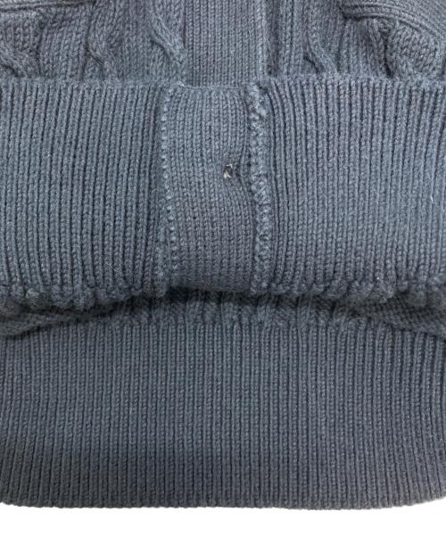 POLO RALPH LAUREN（ポロ・ラルフローレン）POLO RALPH LAUREN (ポロ・ラルフローレン) コットンケーブルニットカーディガン ネイビー サイズ:Sの古着・服飾アイテム