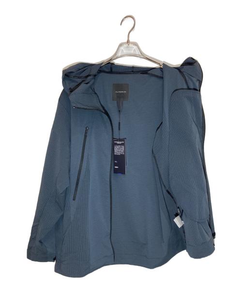 DESCENTE ALLTERRAIN（デザイント オルテライン）Descente ALLTERRAIN (デザイント オルテライン) SCHEMATECH AIR JACKET ブラック×グレー(BK00) サイズ:Ⅿの古着・服飾アイテム
