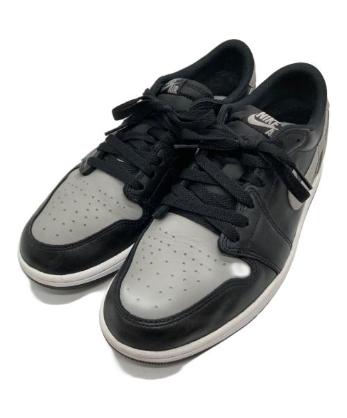 NIKE（ナイキ）NIKE (ナイキ) AIR JORDAN 1 RETRO LOW OG グレー×ブラック サイズ:SIZE 27.5cmの古着・服飾アイテム