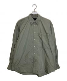 DAIWA PIER39（ダイワ ピア39）の古着「TECH BUTTON DOWN SHIRT L/S」｜オリーブ