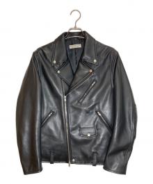 BEAUTY&YOUTH UNITED ARROWS（ビューティーアンドユースユナイテッドアローズ）の古着「シープレザーダブルライダースジャケット」｜ブラック