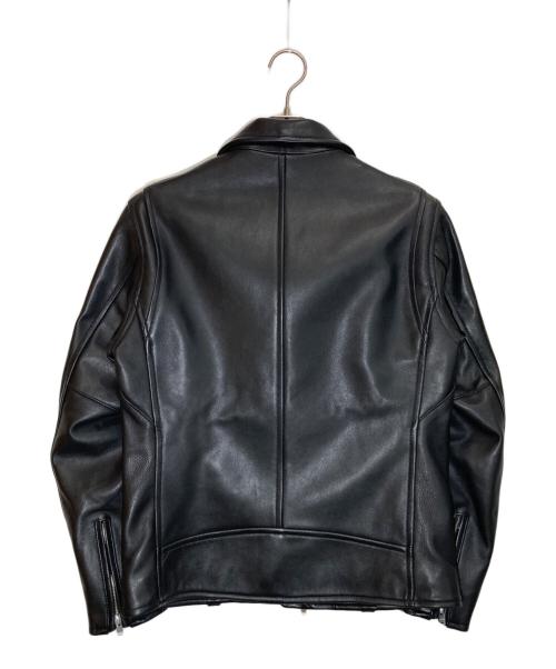 BEAUTY&YOUTH UNITED ARROWS（ビューティーアンドユースユナイテッドアローズ）BEAUTY&YOUTH UNITED ARROWS (ビューティーアンドユースユナイテッドアローズ) シープレザーダブルライダースジャケット ブラック サイズ:Lの古着・服飾アイテム