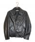 BEAUTY&YOUTH UNITED ARROWS（ビューティーアンドユースユナイテッドアローズ）の古着「シープレザーダブルライダースジャケット」｜ブラック