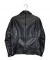 BEAUTY&YOUTH UNITED ARROWS (ビューティーアンドユースユナイテッドアローズ) シープレザーダブルライダースジャケット ブラック サイズ:L：11000円