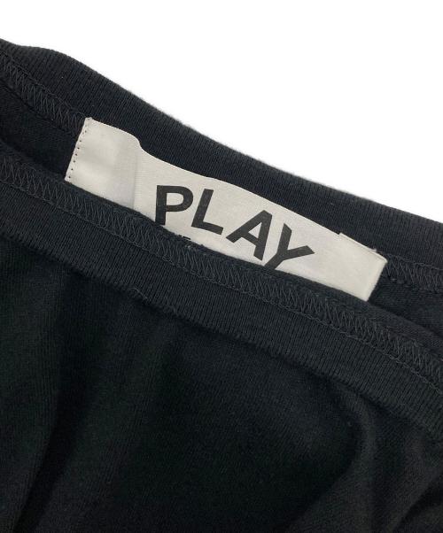 PLAY COMME des GARCONS（プレイコムデギャルソン）PLAY COMME des GARCONS (プレイコムデギャルソン) ハートワッペンカットソー ブラック サイズ:Lの古着・服飾アイテム