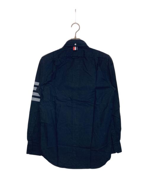 Thom Browne（トムブラウン）Thom Browne (トムブラウン) フランネル 4-BARシャツ ネイビー サイズ:SIZE 1 未使用品の古着・服飾アイテム