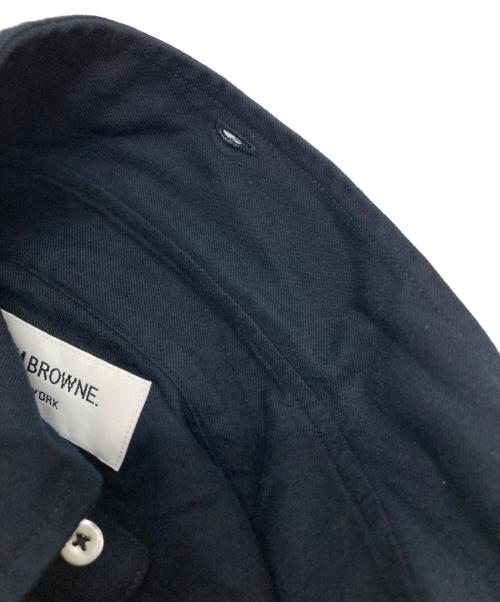 Thom Browne（トムブラウン）Thom Browne (トムブラウン) フランネル 4-BARシャツ ネイビー サイズ:SIZE 1 未使用品の古着・服飾アイテム