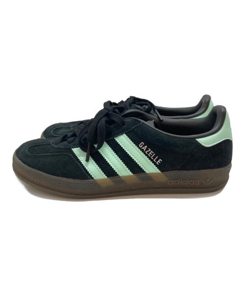 adidas（アディダス）adidas (アディダス) Gazelle Indoor ブラック×ミント サイズ:24.5cmの古着・服飾アイテム
