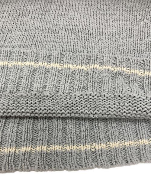 SATUR（セター）SATUR (セター) Lausanne V-Neck Collar Knit ブルー サイズ:SIZE Freeの古着・服飾アイテム