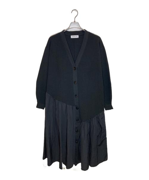 HeRIN.CYE（ヘリンドットサイ）HeRIN.CYE (ヘリンドットサイ) Jersey cardigan dress ブラック サイズ:SIZE Freeの古着・服飾アイテム