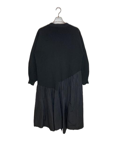 HeRIN.CYE（ヘリンドットサイ）HeRIN.CYE (ヘリンドットサイ) Jersey cardigan dress ブラック サイズ:SIZE Freeの古着・服飾アイテム