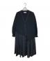 HeRIN.CYE（ヘリンドットサイ）の古着「Jersey cardigan dress」｜ブラック