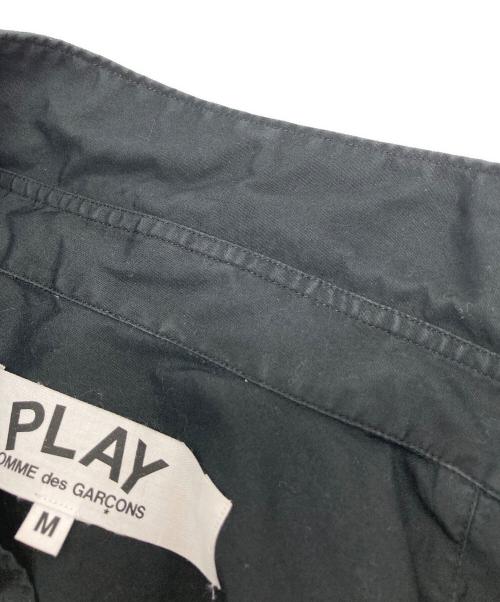PLAY COMME des GARCONS（プレイコムデギャルソン）PLAY COMME des GARCONS (プレイコムデギャルソン) ハートロゴワッペンシャツ ブラック サイズ:Ⅿの古着・服飾アイテム