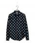 Saint Laurent Paris（サンローランパリ）の古着「ポルカドットウェスタンシャツ」｜ブラック×ホワイト