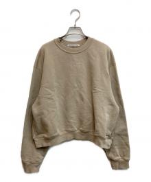 ALEXANDER WANG（アレキサンダー・ワン）の古着「Logo Crewneck Swaetshirt」｜ベージュ