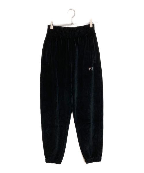 ALEXANDER WANG（アレキサンダー・ワン）ALEXANDER WANG (アレキサンダー・ワン) ベロアジョガーパンツ ブラック サイズ:XSの古着・服飾アイテム