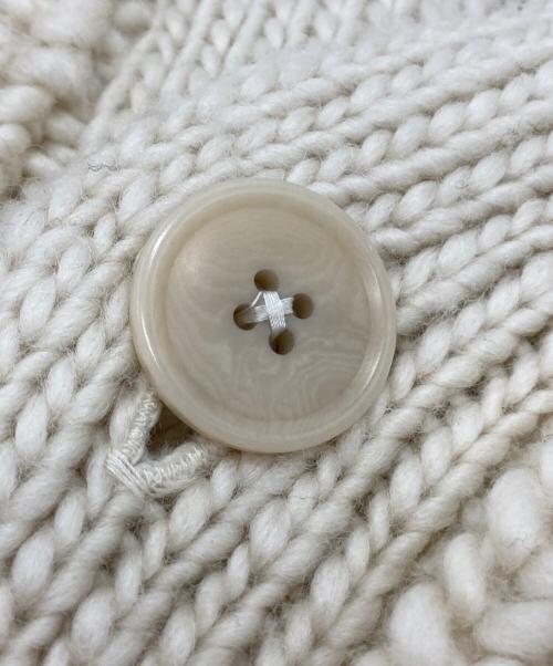 LEMAIRE（ルメール）LEMAIRE (ルメール) CHUNKY CARDIGAN アイボリー サイズ:Lの古着・服飾アイテム