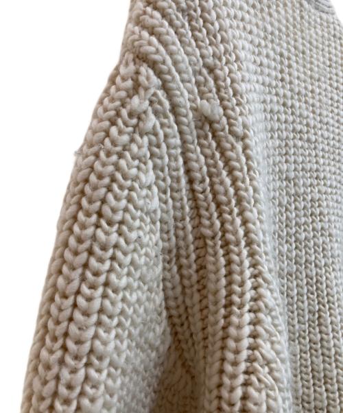LEMAIRE（ルメール）LEMAIRE (ルメール) CHUNKY CARDIGAN アイボリー サイズ:Lの古着・服飾アイテム