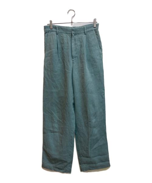 AURALEE（オーラリー）AURALEE (オーラリー) WASHI DUCK CANVAS SLACKS フェーデッドグリーン サイズ:3の古着・服飾アイテム
