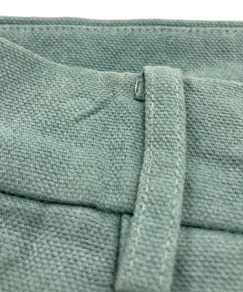 AURALEE（オーラリー）AURALEE (オーラリー) WASHI DUCK CANVAS SLACKS フェーデッドグリーン サイズ:3の古着・服飾アイテム