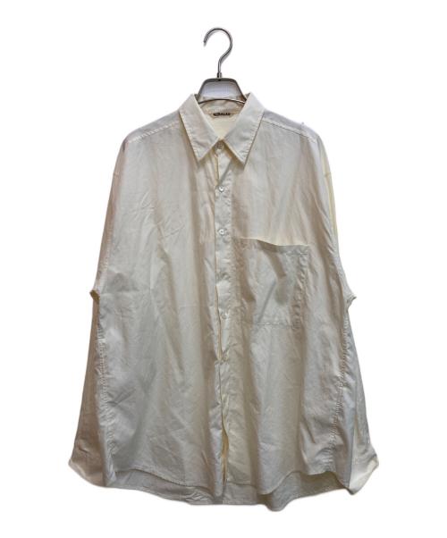 AURALEE（オーラリー）AURALEE (オーラリー) WASHED FINX TWILL BIG SHIRTS アイボリー サイズ:4の古着・服飾アイテム