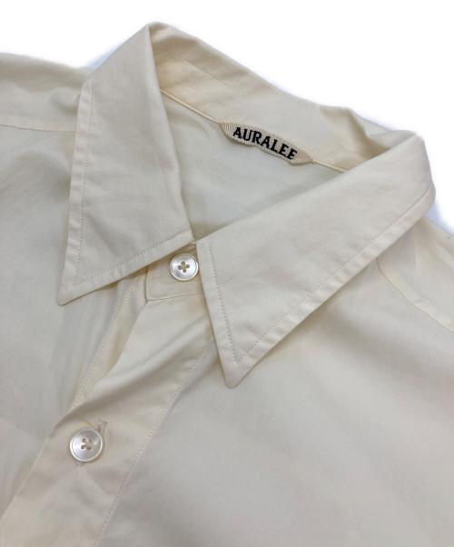 AURALEE（オーラリー）AURALEE (オーラリー) WASHED FINX TWILL BIG SHIRTS アイボリー サイズ:4の古着・服飾アイテム