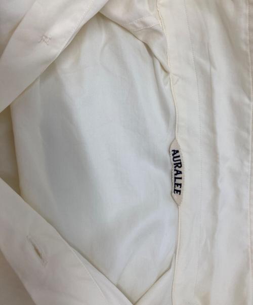 AURALEE（オーラリー）AURALEE (オーラリー) WASHED FINX TWILL BIG SHIRTS アイボリー サイズ:4の古着・服飾アイテム