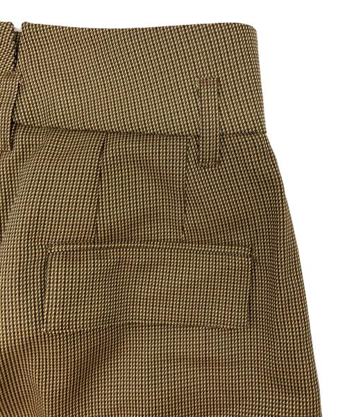 STERNBERG（スタンバーグ）STERNBERG (スタンバーグ) チェックワイドパンツ ブラウン サイズ:Lの古着・服飾アイテム