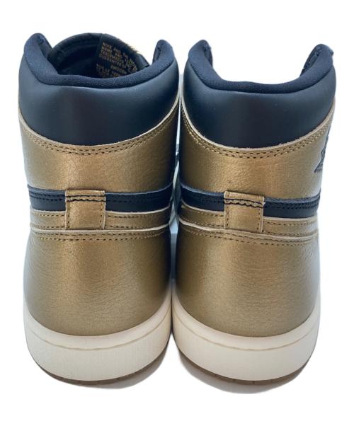 NIKE（ナイキ）NIKE (ナイキ) AIR JORDAN 1 RETRO HIGH OG ブラック×ゴールド サイズ:29cmの古着・服飾アイテム
