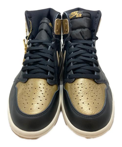 NIKE（ナイキ）NIKE (ナイキ) AIR JORDAN 1 RETRO HIGH OG ブラック×ゴールド サイズ:29cmの古着・服飾アイテム