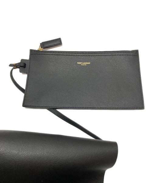 Saint Laurent Paris（サンローランパリ）Saint Laurent Paris (サンローランパリ) サックショッピング トートバッグ ブラックの古着・服飾アイテム