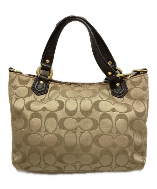 COACH（コーチ）COACH (コーチ) 2WAYショルダーバッグ ベージュの古着・服飾アイテム