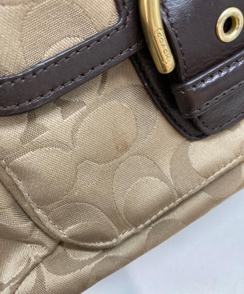 COACH（コーチ）COACH (コーチ) 2WAYショルダーバッグ ベージュの古着・服飾アイテム