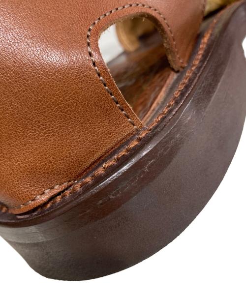 BRUSCHETTA SHOES（ブルスケッタ）BRUSCHETTA SHOES (ブルスケッタ) グルカサンダル ブラウン サイズ:42の古着・服飾アイテム