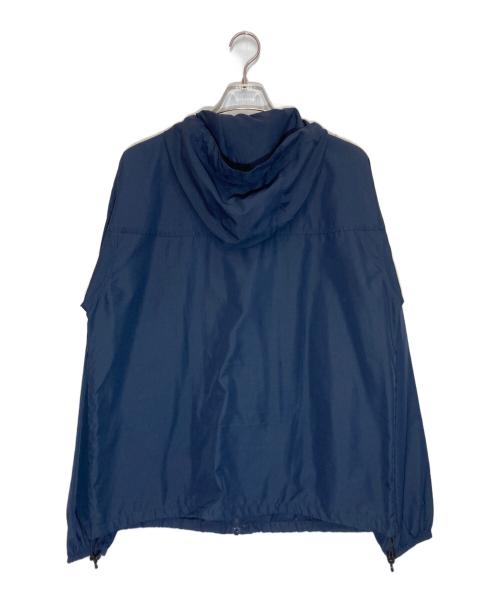 stussy（ステューシー）stussy (ステューシー) ナイロンフーデッドジャケット ネイビー サイズ:XLの古着・服飾アイテム