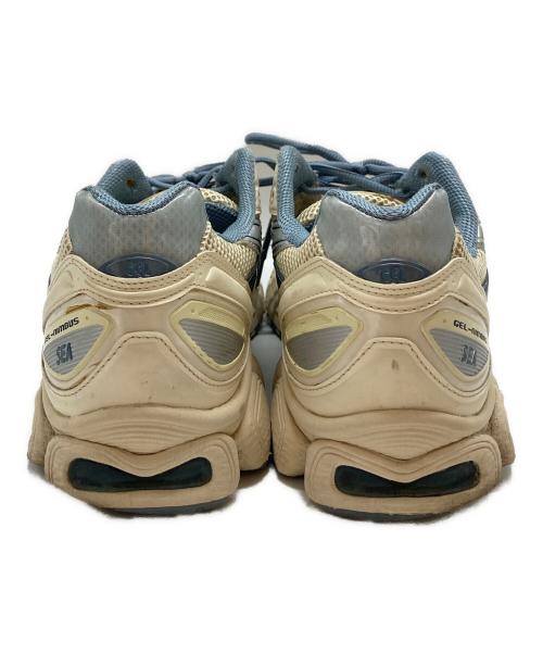asics（アシックス）asics (アシックス) WIND AND SEA (ウィンダンシー) GEL-NIMBUS 9 ベージュ×ブルー サイズ:SIZE 28cmの古着・服飾アイテム