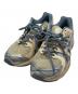 asics（アシックス）の古着「GEL-NIMBUS 9」｜ベージュ×ブルー