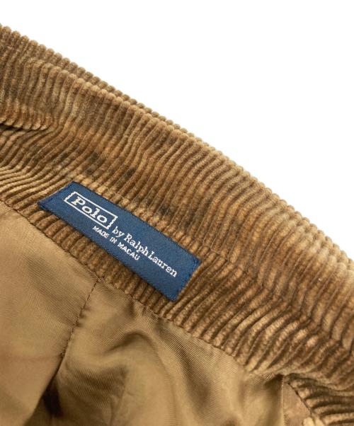 POLO RALPH LAUREN（ポロ・ラルフローレン）POLO RALPH LAUREN (ポロ・ラルフローレン) コーデュロイテーラードジャケット ブラウン サイズ:Lの古着・服飾アイテム