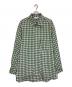 ANCELLM（アンセルム）の古着「C/R CHECK OVER SHIRT」｜グリーン×ベージュ