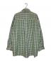 ANCELLM (アンセルム) C/R CHECK OVER SHIRT グリーン×ベージュ サイズ:2：20000円