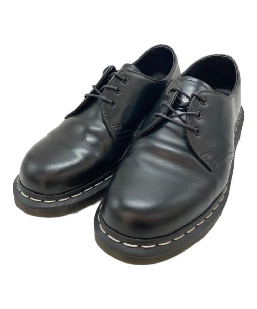 Dr.Martens（ドクターマーチン）Dr.Martens (ドクターマーチン) ホワイトステッチ 3ホールシューズ ブラック サイズ:SIZE UK7の古着・服飾アイテム