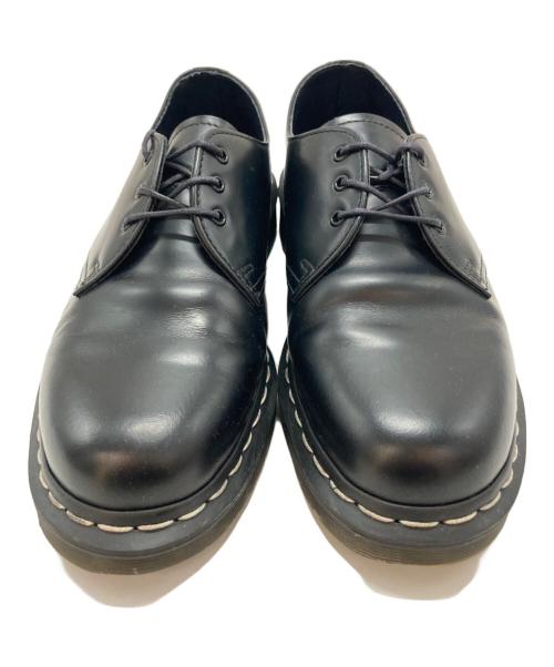 Dr.Martens（ドクターマーチン）Dr.Martens (ドクターマーチン) ホワイトステッチ 3ホールシューズ ブラック サイズ:SIZE UK7の古着・服飾アイテム