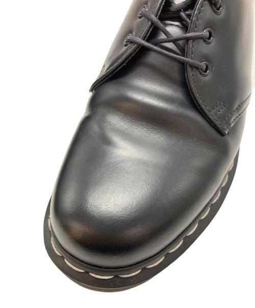 Dr.Martens（ドクターマーチン）Dr.Martens (ドクターマーチン) ホワイトステッチ 3ホールシューズ ブラック サイズ:SIZE UK7の古着・服飾アイテム