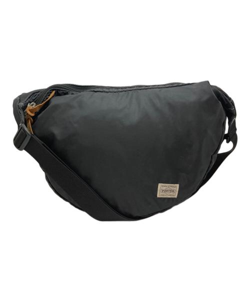 PORTER（ポーター）PORTER (ポーター) ハーフムーンショルダーバッグ ブラック サイズ:-の古着・服飾アイテム