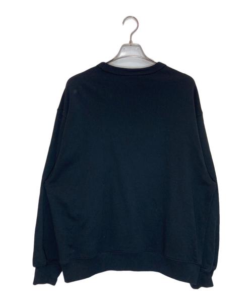 DRIES VAN NOTEN（ドリスヴァンノッテン）DRIES VAN NOTEN (ドリスヴァンノッテン) クルーネックスウェット ブラック サイズ:Sの古着・服飾アイテム