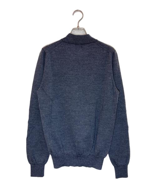 GRAN SASSO（グランサッソ）GRAN SASSO (グランサッソ) 12ゲージウールソリッドモックネックニット グレー サイズ:46の古着・服飾アイテム